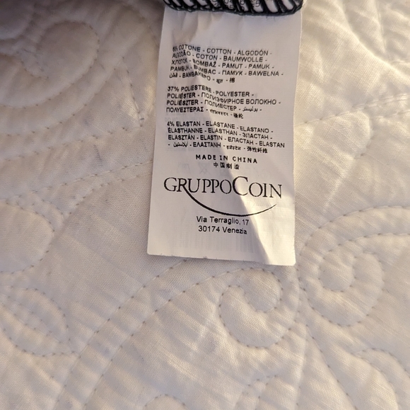 Patterned Black Textured Leggings Small - Picture 5 of 8